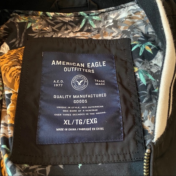 American Eagle Bomber Jacket - Picture 3 of 8